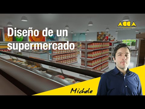 Plano arquitectónico de supermercado: diseña tu tienda perfecta