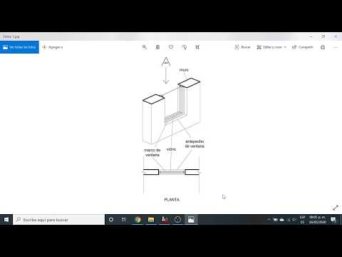 Cómo representar una ventana en un plano arquitectónico