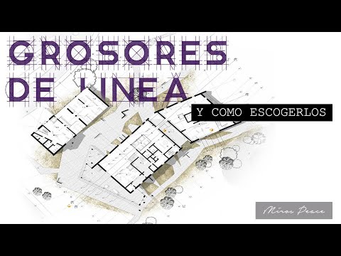 Calidades de línea para planos arquitectónicos: Guía completa