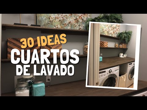 Diseño de cuarto de lavado: plano arquitectónico.